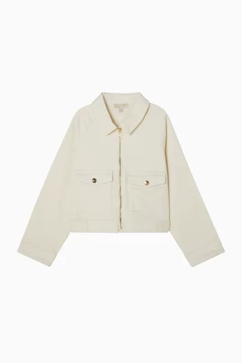 Zip-through Jacket in Denim