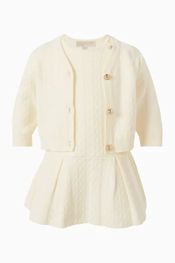 Buttoned Knitted Cardigan