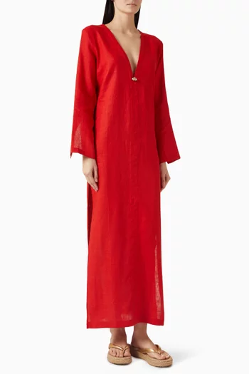 قفطان بحلية مطرزة بلؤلؤ باروكي