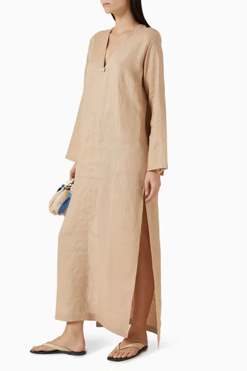 قفطان بحلية مطرزة بلؤلؤ باروكي