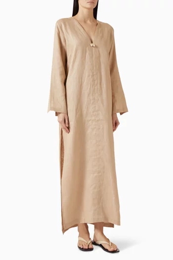 قفطان بحلية مطرزة بلؤلؤ باروكي