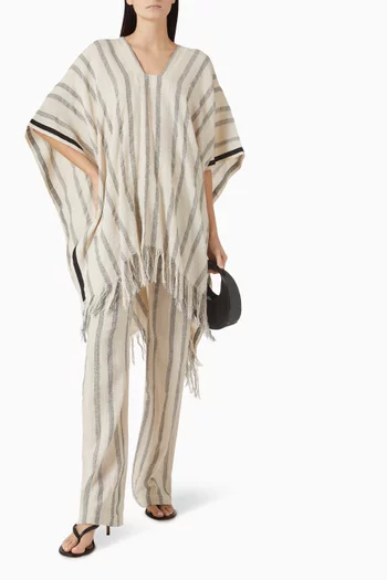 Kahi Striped Pants in Cotton