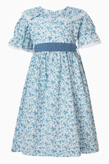 Catalina Empire Dress in Velvet