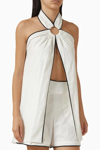 Bloom Top in Organic Cotton Poplin