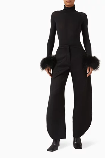 Petal Pants in Virgin Wool