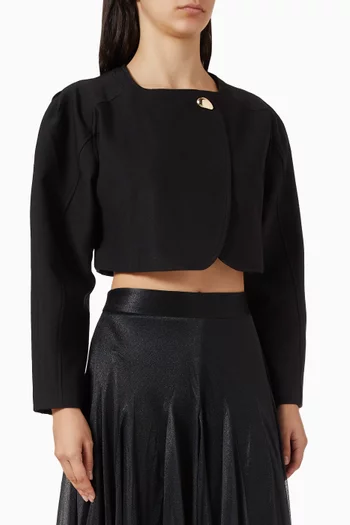 جاكيت قصير بتصميم منفوخ