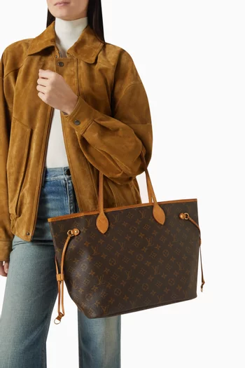 حقيبة يد نيفرفول ام ام قنب بنقشة شعار الماركة