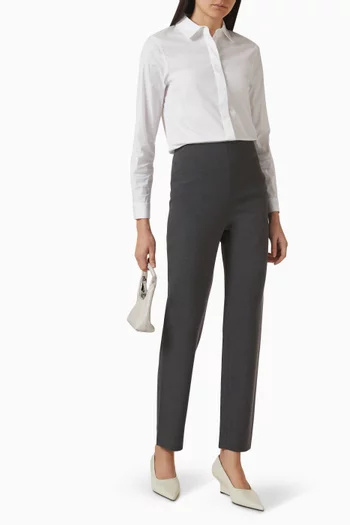 Slim Straight-leg Pants