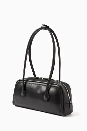 حقيبة كتف بوسطن إيست ويست جلد بقر