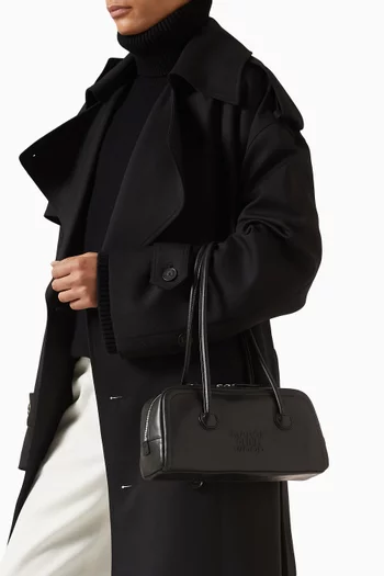 حقيبة كتف بوسطن إيست ويست جلد بقر