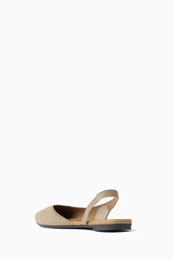 The Almond Slingback Flats