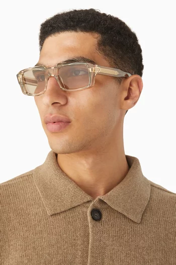 Rectangle Sunglasses in Acetate