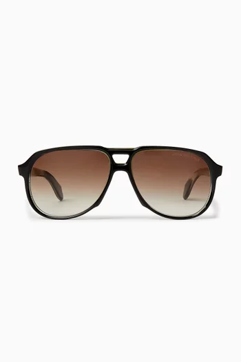 Aviator Sunglasses in Acetate