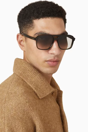 Aviator Sunglasses in Acetate