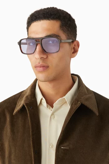 Aviator Sunglasses in Acetate