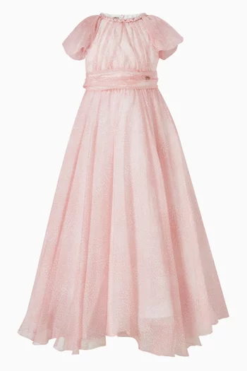 Printed Dress in Chiffon