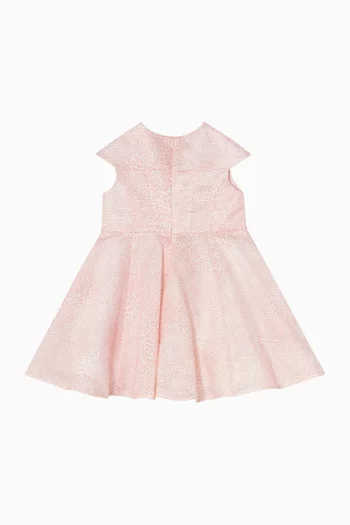 فستان شاش بنقشة جلد حيوانات