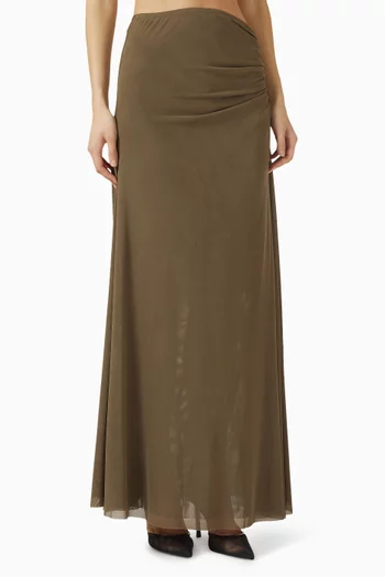 Drape Skirt in Mesh