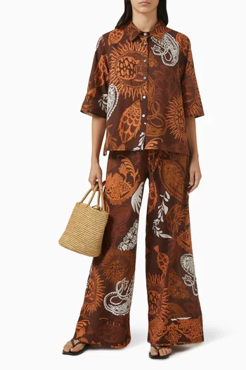 Printed Short-sleeve Shirt