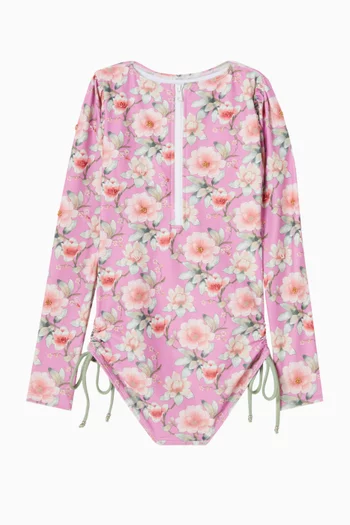 Front-zip One-piece Swimsuit