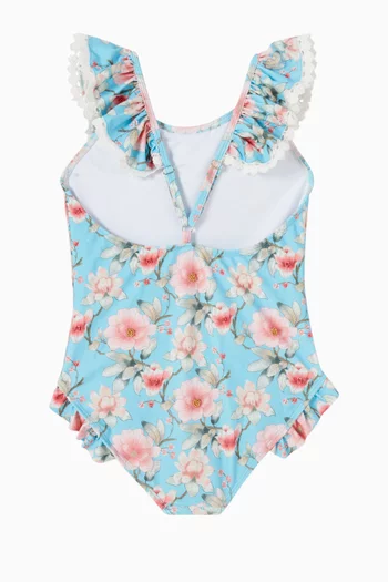 Petal Ruffle One-piece Swimsuit