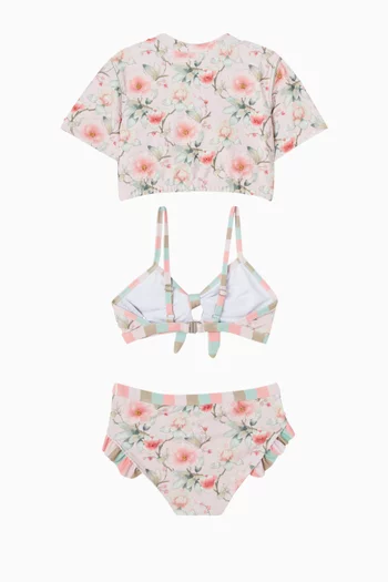 3-piece Petal Bikini Set