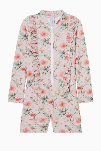 Front-zip One-piece Swimsuit