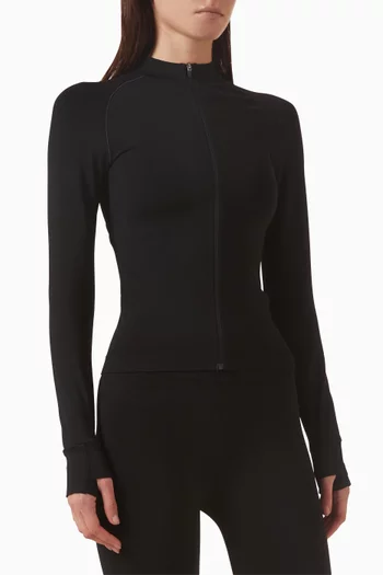 جاكيت بسحّاب بدون حياكة