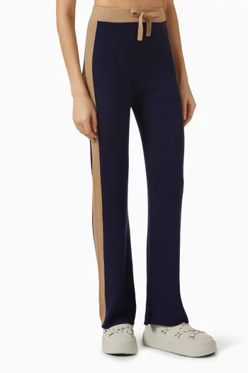 Wide-leg Pants in Cashmere Blend