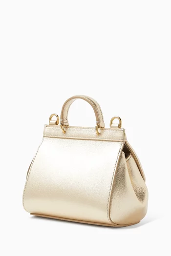 Sicily Top-handle Bag in Laminated Leather