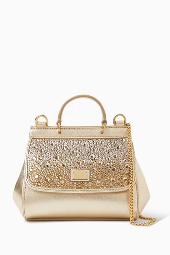 Sicily Top-handle Bag in Laminated Leather