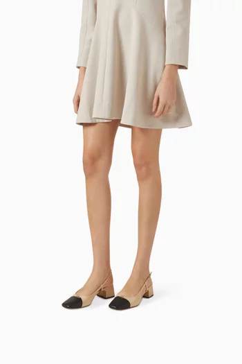 Tarra Slingback Pumps in Leather