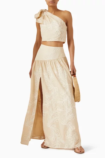 بلوزة ريفر بكتف مكشوف