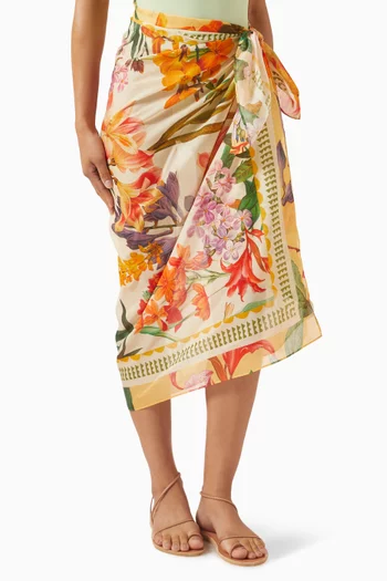 باريو فريم مزين بنقشة زهور