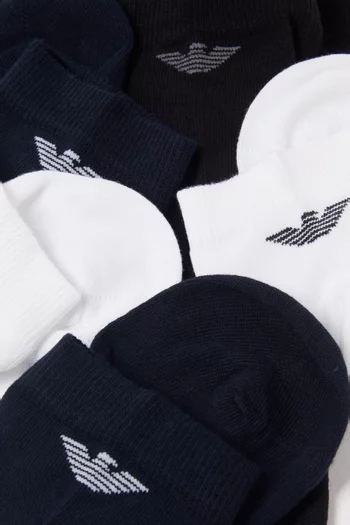 طقم جوارب بشعار الماركة، 3 أزواج