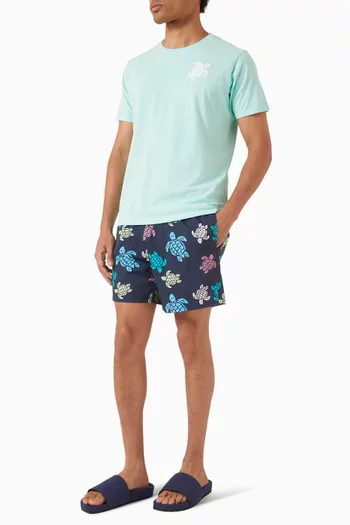 Ronde des Tortues Stretch Short Swim Shorts