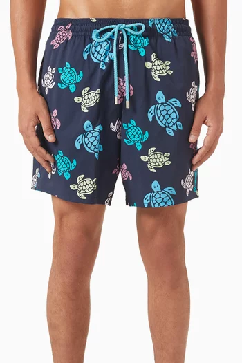 Ronde des Tortues Stretch Short Swim Shorts