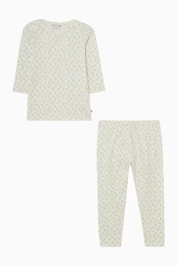 Timi Sailboat Print Set in Cotton