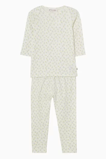 Timi Sailboat Print Set in Cotton