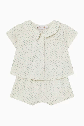 Laelion Shirt & Shorts Set in Cotton