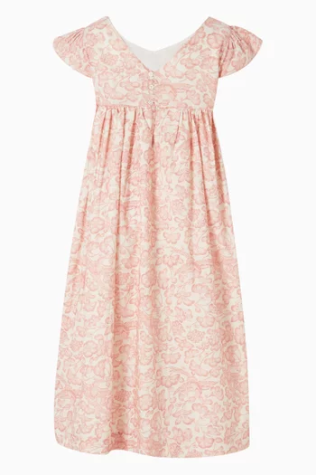 فستان غالنتين قطن