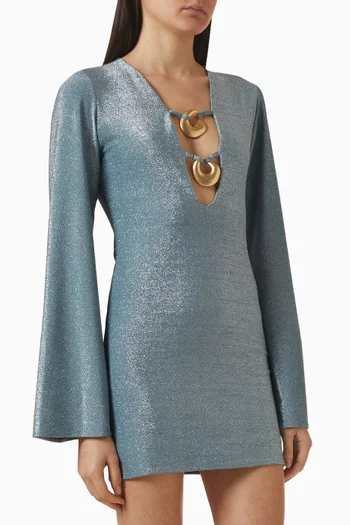 Baru Ring Mini Dress in Lycra