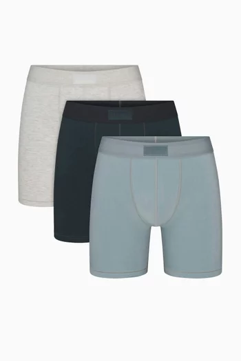 Cotton 5" Boxer Briefs, Set of 3