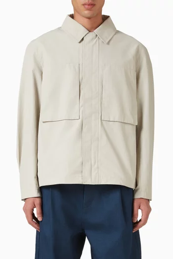 جاكيت بقصة مربعة