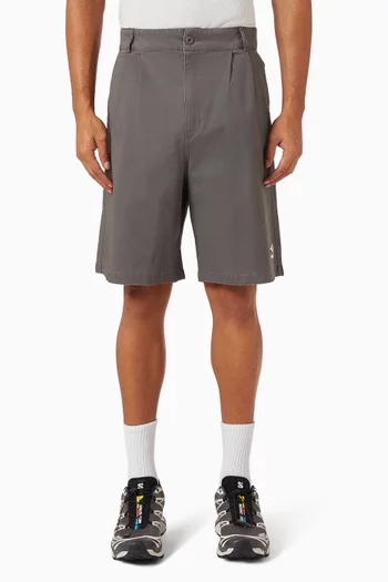 x UMBRO Chapel End Double Pleated Shorts