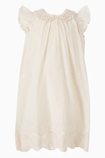 فستان أنطونيلا بتطريزات زهور