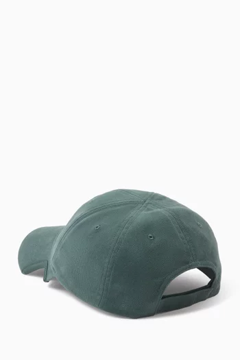 Typo Arabic Logo Cap in Cotton-drill