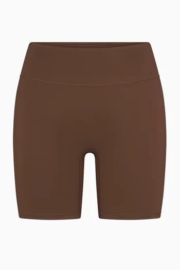 Matte 5" Biker Shorts