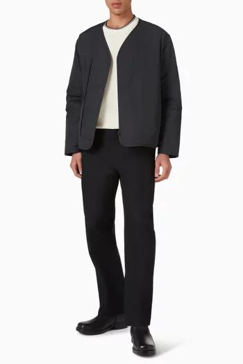 Oversized Contrast-tipped T-shirt