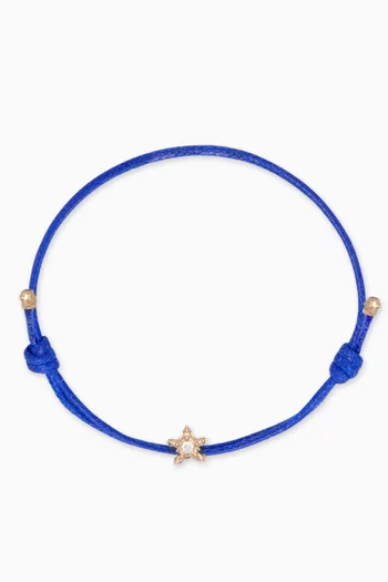 سوار ستيلينا بتصميم حبل مرصع بالماس ذهب عيار 9